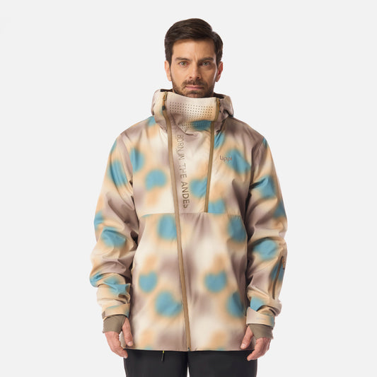 Chaqueta Hombre SkiVenture B-Dry Hoody Jacket Print Cafe Lippi