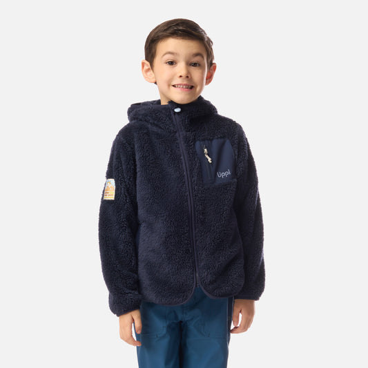 Polar Niño Bear Shaggy-Pro Hoody Jacket Azul Marino Lippi