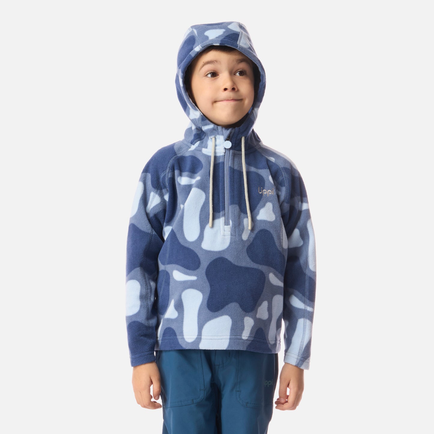 Polar Niño Cold Day Therm-Pro Hoody Jacket Print Azul Piedra Lippi
