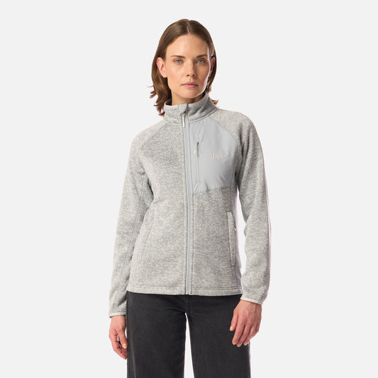 Polar Mujer Coronado Blend-Pro Jacket Gris Melange Lippi