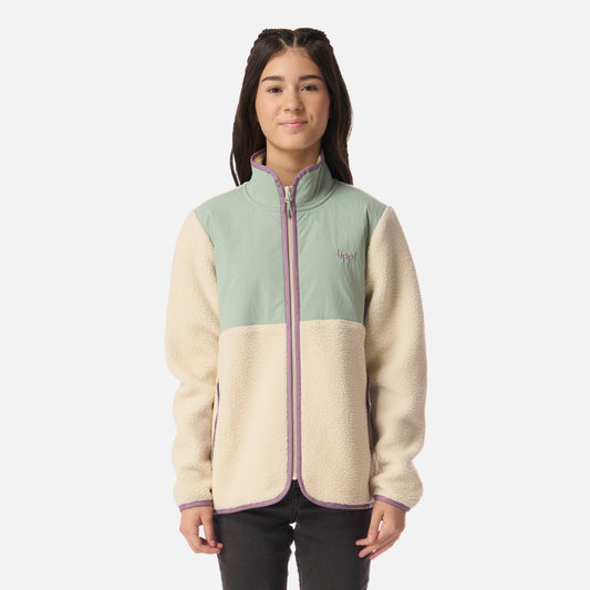 Polar Teen Girl Glaciar Sherpa-Pro Jacket Beige Lippi
