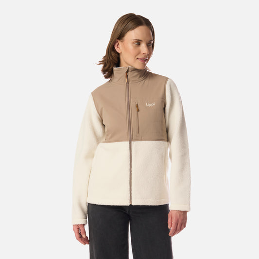 Polar Mujer Glaciar Sherpa-Pro Jacket Crema Lippi