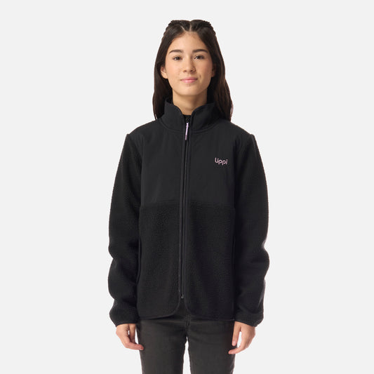 Polar Teen Girl Glaciar Sherpa-Pro Jacket Negro Lippi