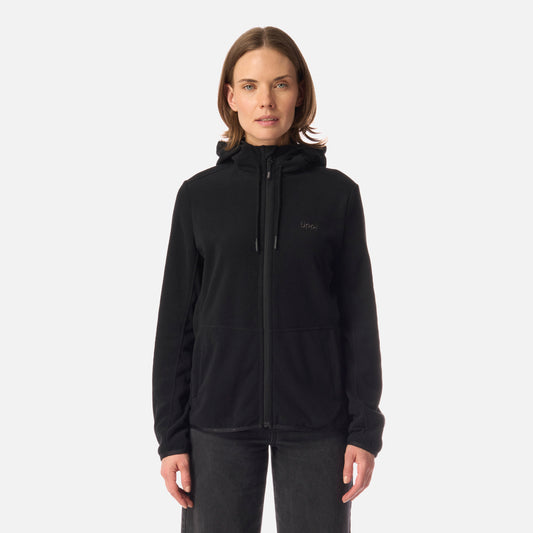 Polar Mujer Stripes Nano-F Full Zip Hoody Negro Lippi