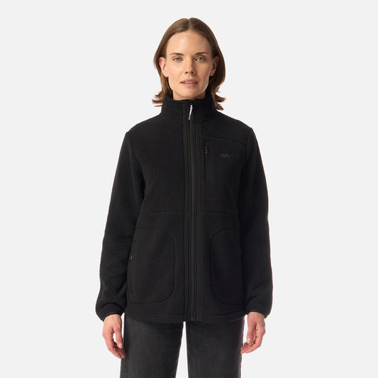 Polar Mujer Hug-like Shaggy-Pro Jacket Negro Lippi