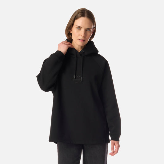 Polerón Mujer Heavy Duty Hoody Sweatshirt Negro Lippi
