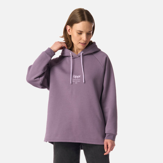 Polerón Mujer Heavy Duty Hoody Sweatshirt Violeta Lippi