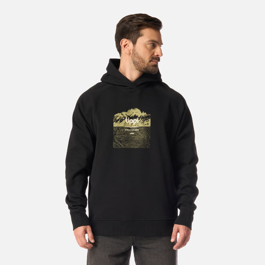 Polerón Hombre Insigne Hoody Sweatshirt Front Print Negro Lippi