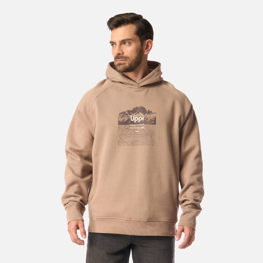 Polerón Hombre Insigne Hoody Sweatshirt Front Print Canela Lippi