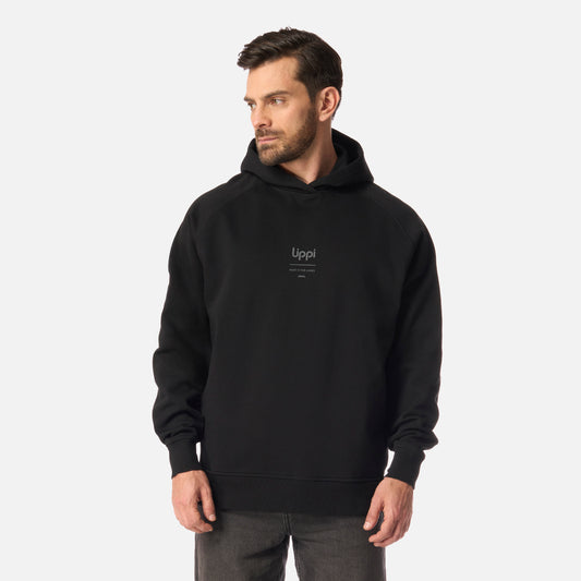 Polerón Hombre Ulmo Hoody Sweatshirt Negro Lippi