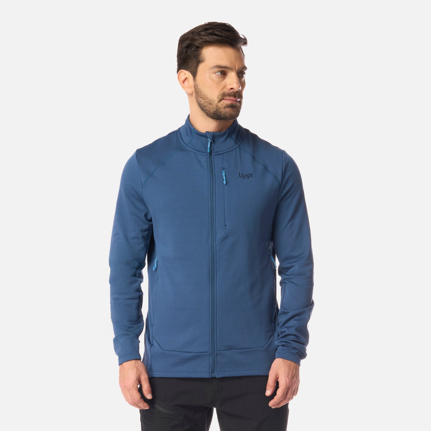 Polerón Hombre Viedma 1000 Nano-F Full Zip Azul Oscuro Lippi