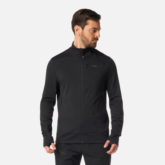 Polerón Hombre Viedma 1000 Nano-F Full Zip Negro Lippi