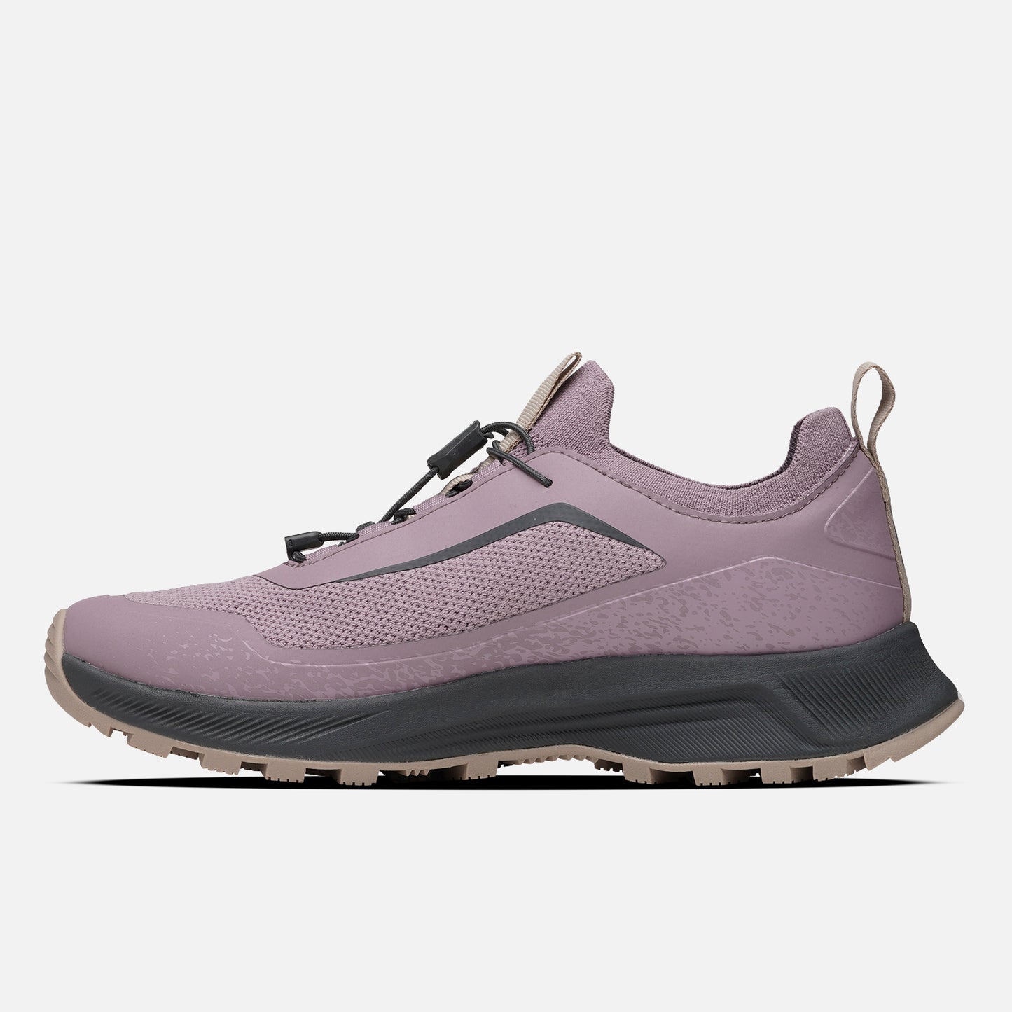 Zapatilla Mujer Light Knit Negro / Malva Lippi