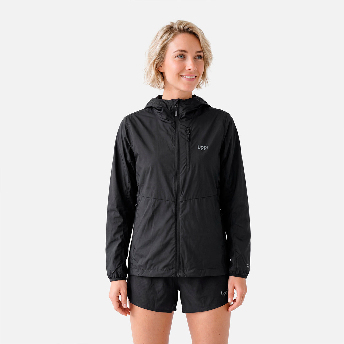 Chaqueta Mujer Nightfall SL Windbreaker Hoody Jacket Negro Lippi