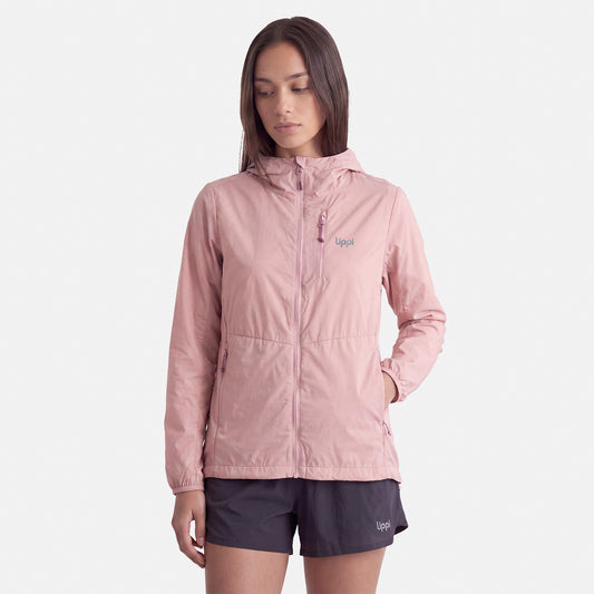 Chaqueta Mujer Nightfall SL Windbreaker Hoody Jacket Rosado Lippi