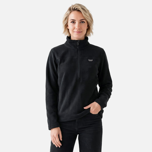Polar Mujer Elemental Therm-Pro 1/4 Zip Negro Lippi