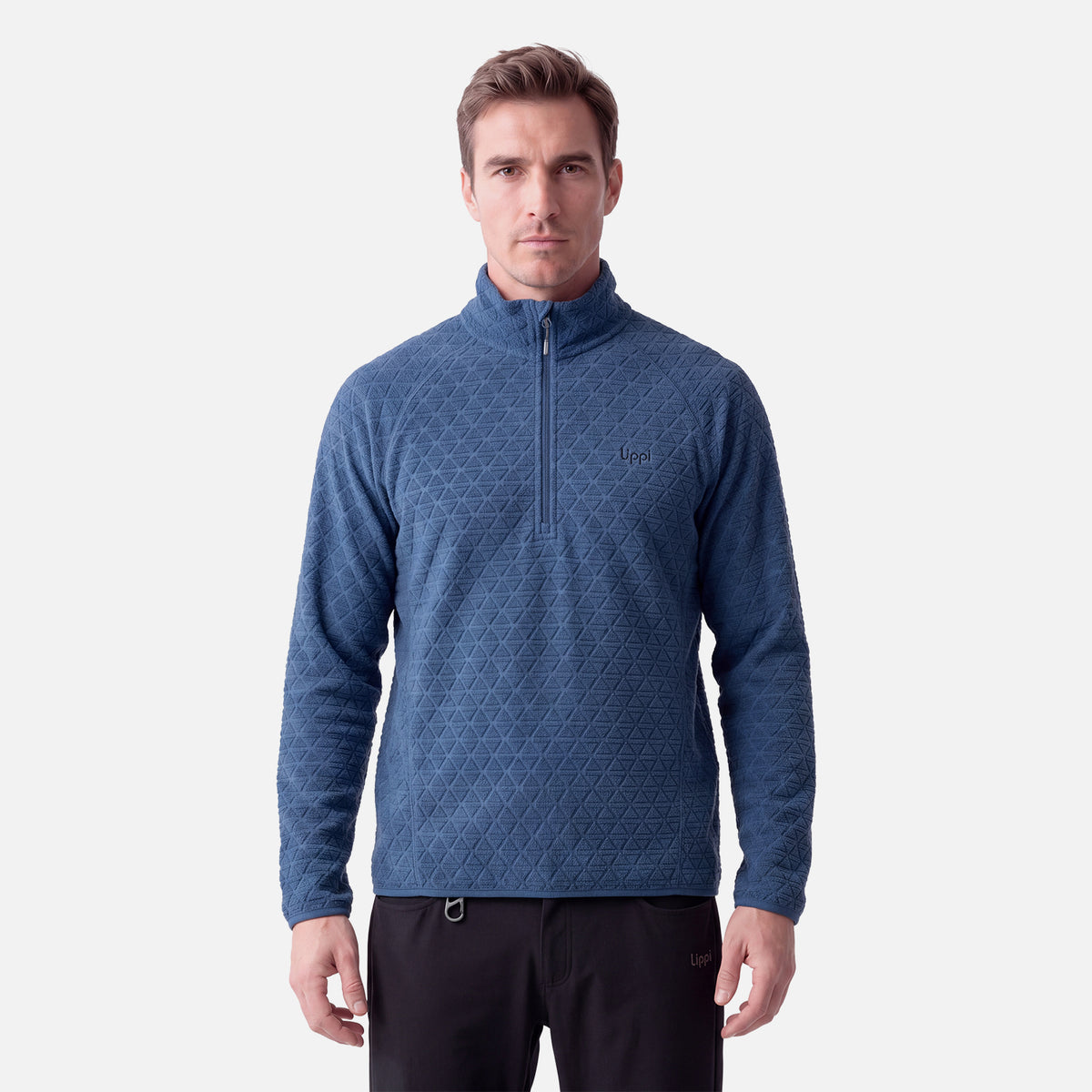 Polerón Hombre Jacaranda Nano-F 1/4 Zip Azul Oscuro Lippi