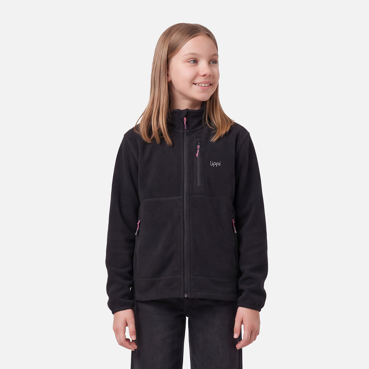 Polar Teen Girl E-One Therm-Pro Full Zip Negro Lippi