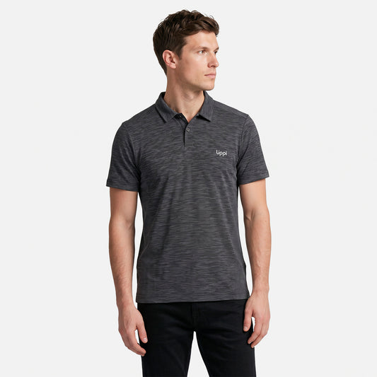 Polera Hombre B-Classic Seamless Polo Negro Lippi