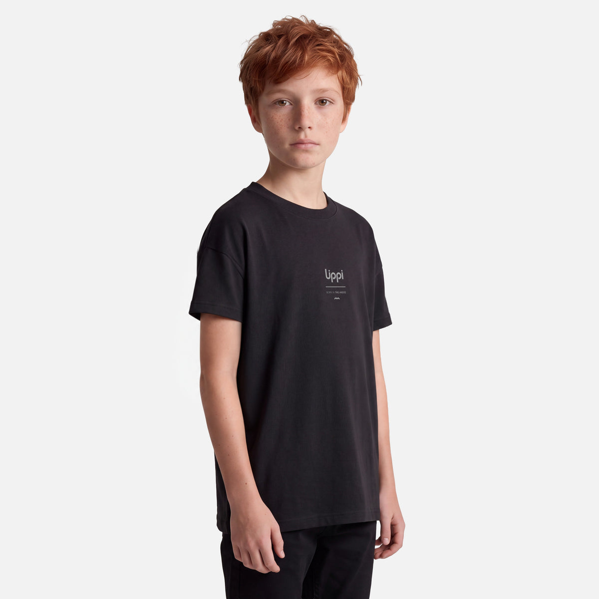 Polera Teen Boy Ulmo T-Shirt Grafito Lippi