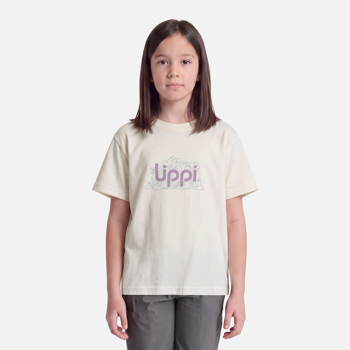 Polera Niña Ulmo T-Shirt Crema Lippi