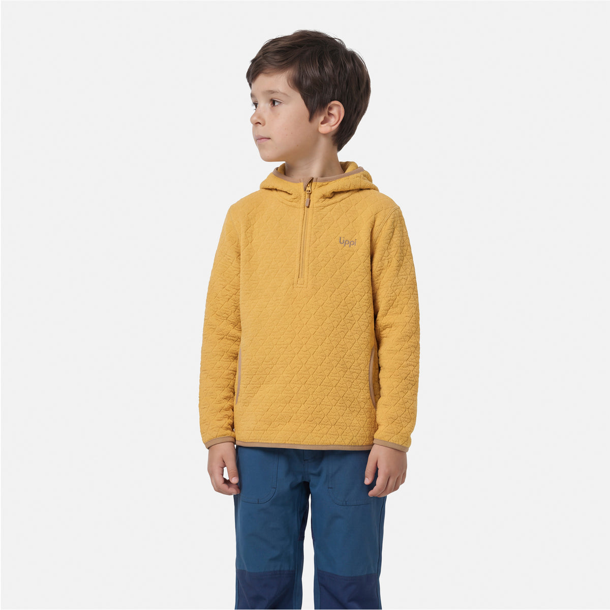 Polerón Niño Saltamontes Nano-F 1/4 Zip Hoody Mostaza Lippi