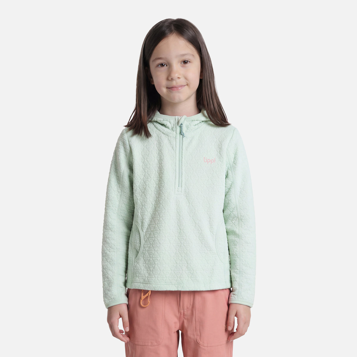 Polerón Niña Saltamontes Nano-F 1/4 Zip Hoody Jade Lippi