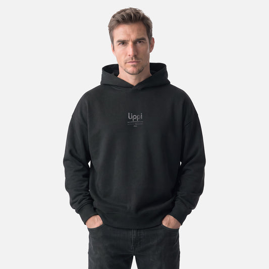 Polerón Hombre Ulmo Hoody Sweatshirt Negro Lippi