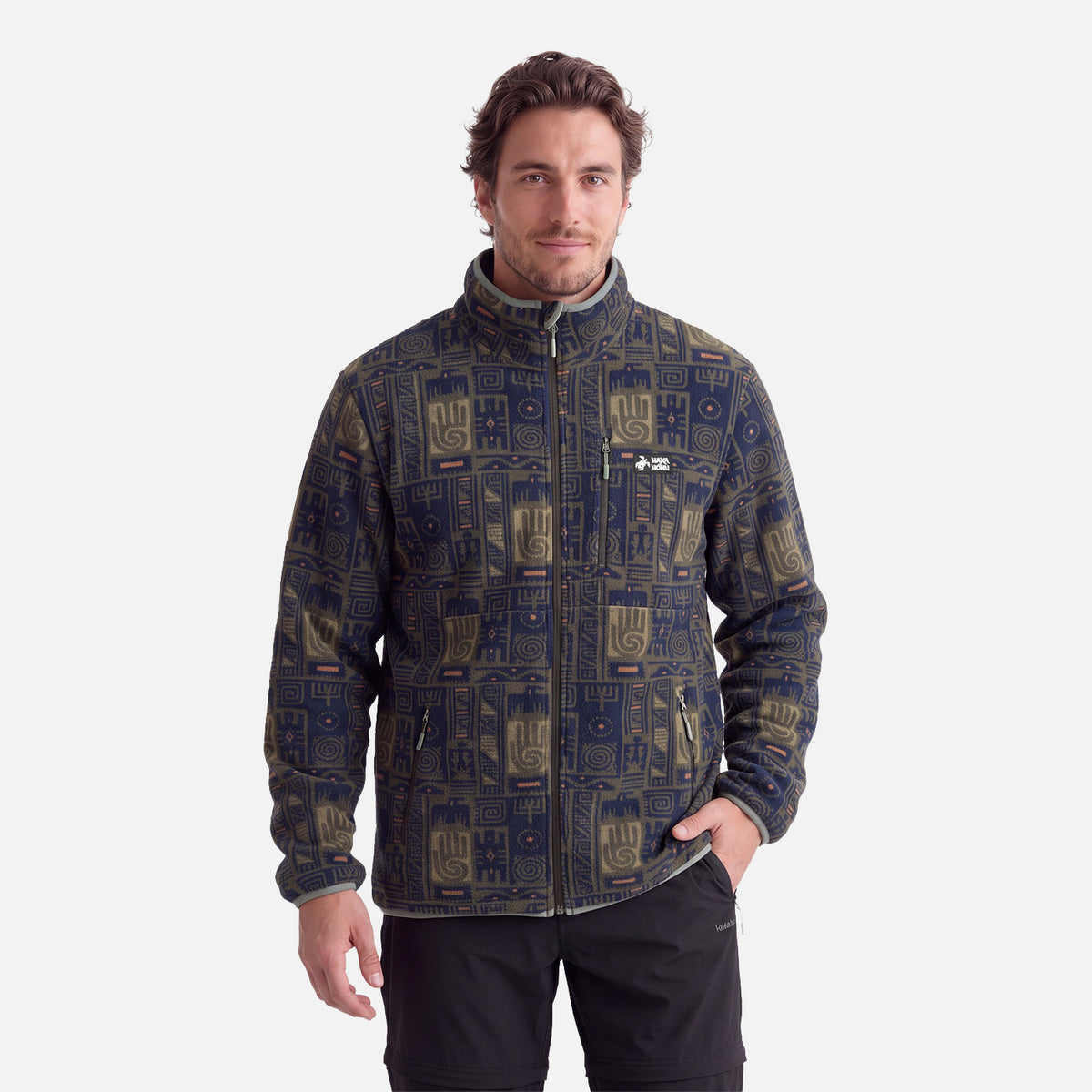 Polar Hombre Tokerau Pro Print Verde Musgo Haka Honu