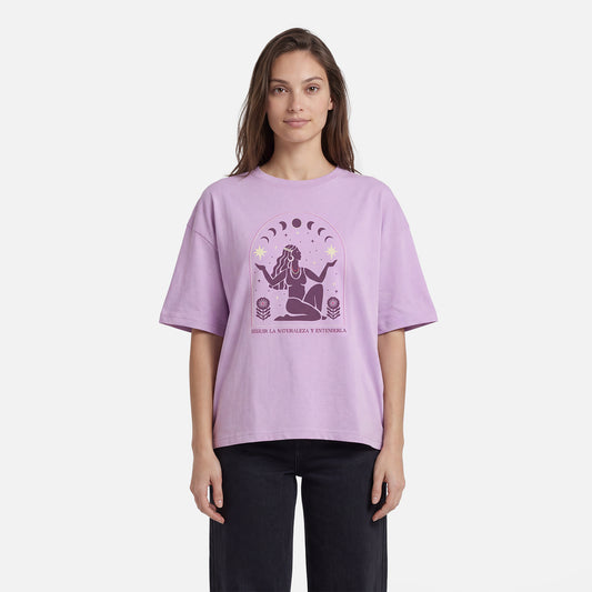 Polera Mujer Gorrion Malva Haka Honu