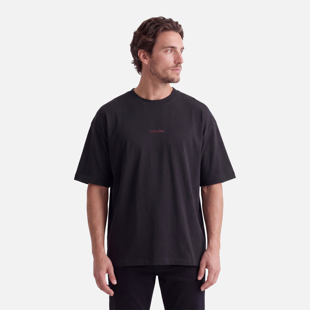 Polera Hombre Que Heavy Negro Haka Honu