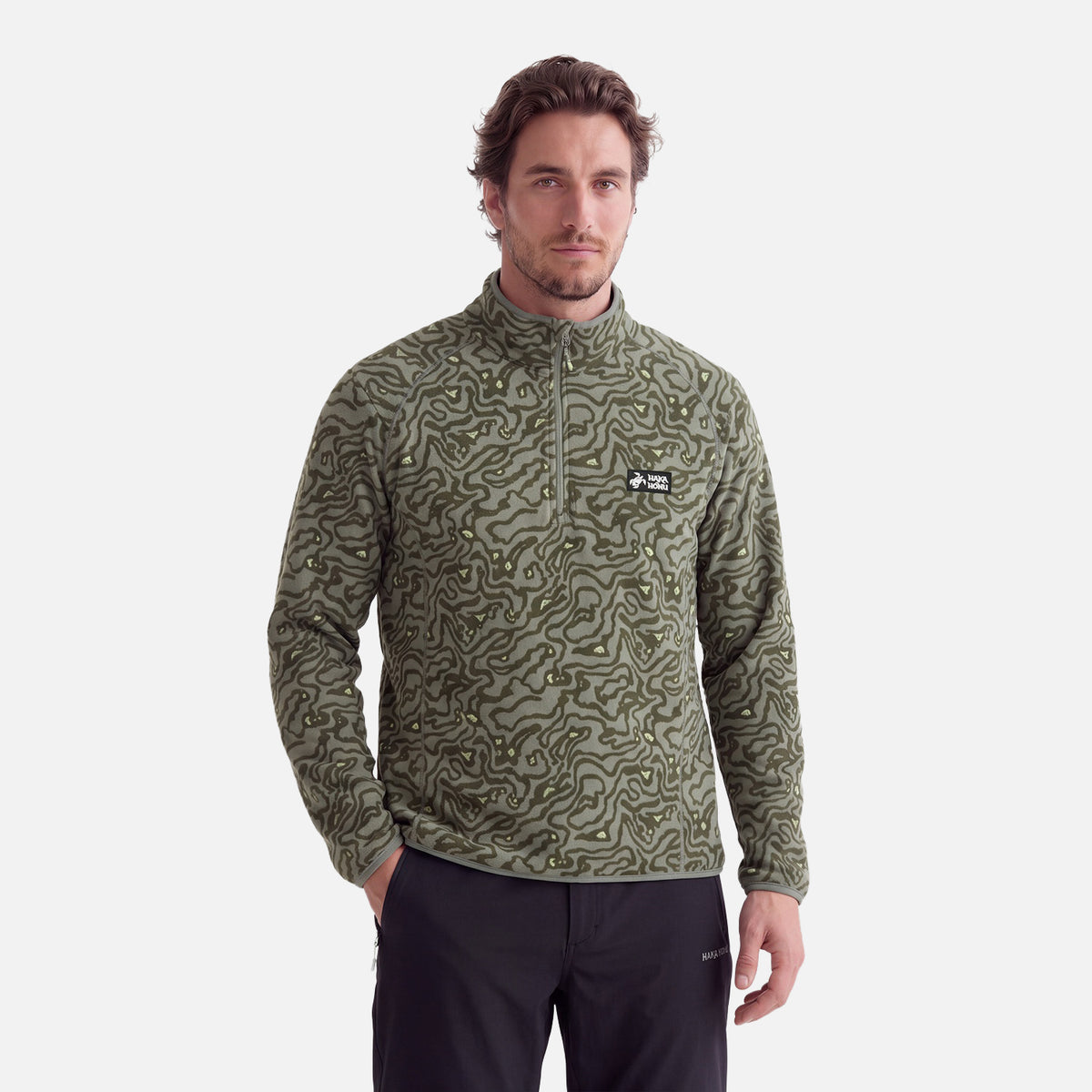 Polerón Hombre Taina Print Laurel Haka Honu
