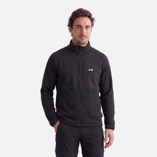 Polerón Hombre Taina Full Zip Negro Haka Honu