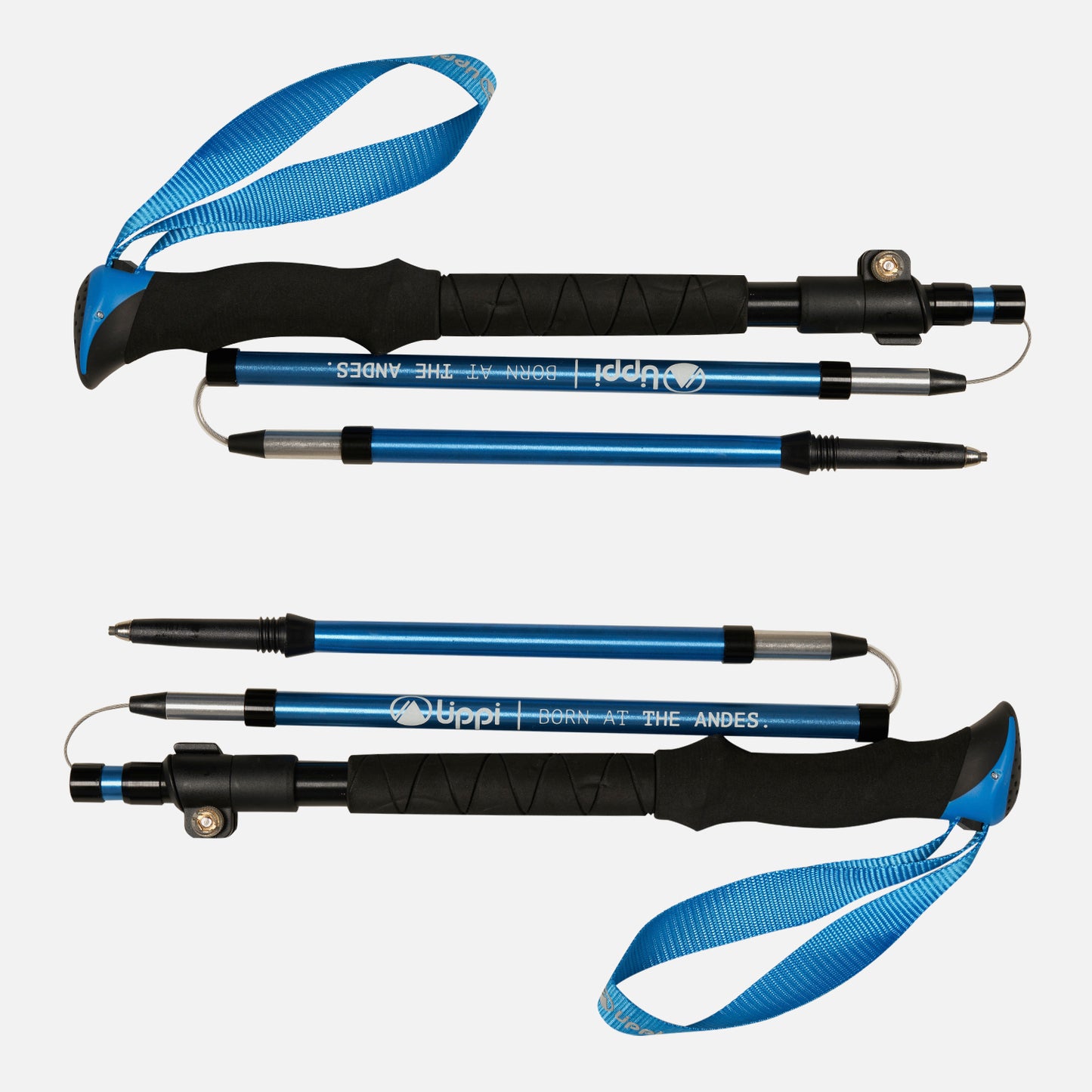 Bastón Fast Trail Duo Trekking Pole Azul Lippi