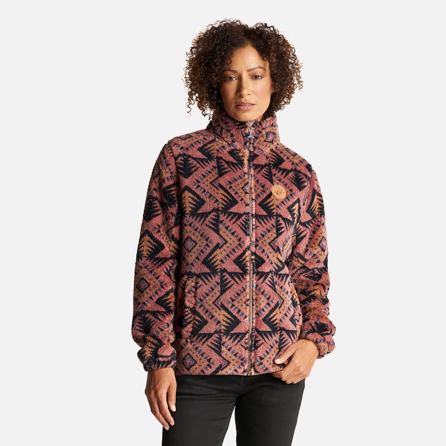 Chaqueta Mujer Caluro-Sin Print Rosa Haka Honu