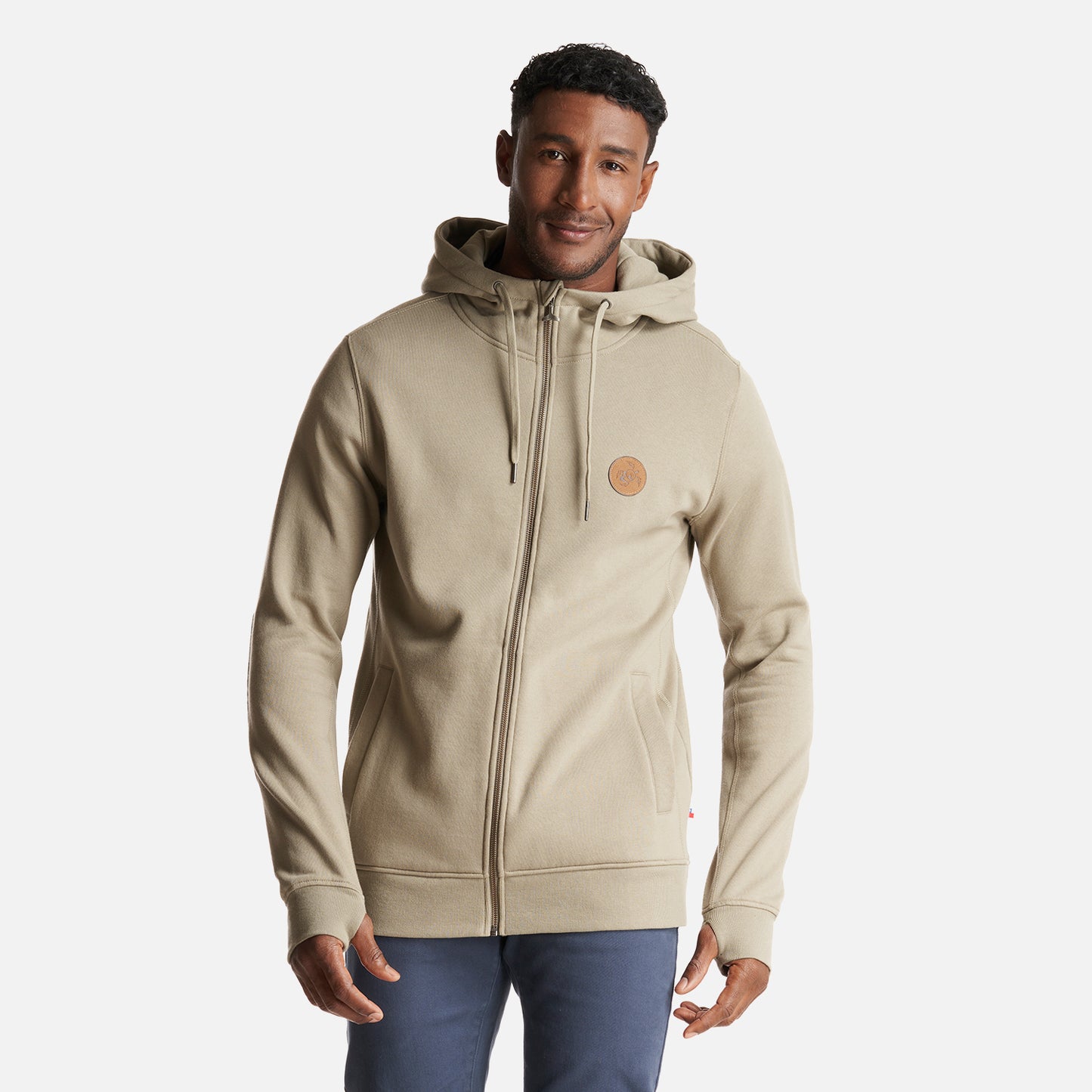 Poleron Hombre Ninja Taupe Haka Honu