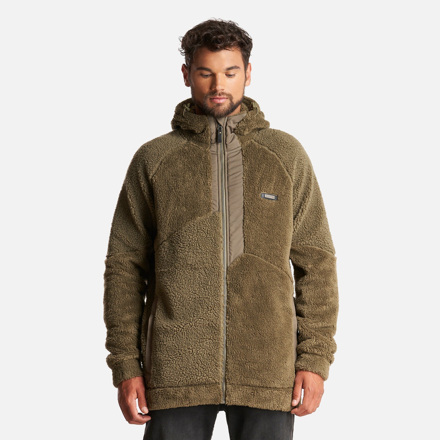 Chaqueta Hombre Bear Shaggy-Pro Hoody Jacket Verde Militar Lippi