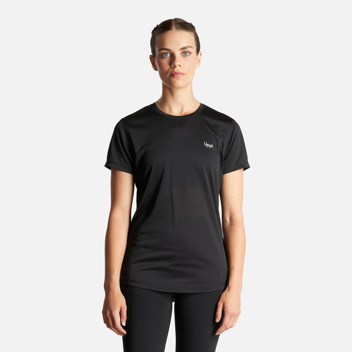 Polera Mujer Core Q-Dry T-Shirt Negro Lippi