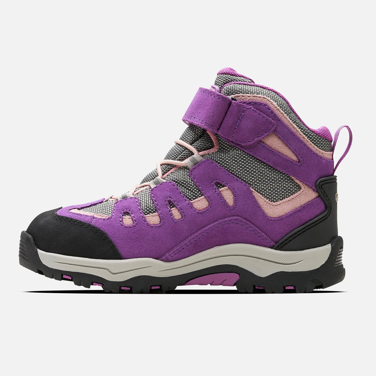 Botín Mujer Puelo Cs Hi Velcro Morado / Gris Claro Lippi