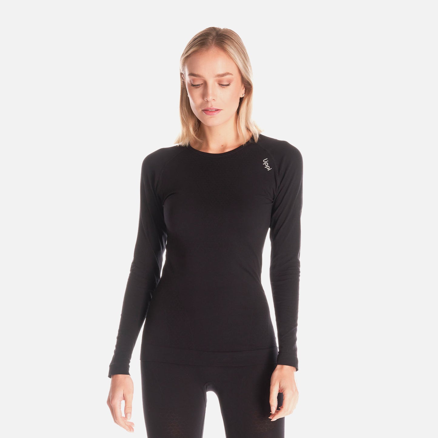 Primera Capa Mujer Skintec Active Q-Dry Top Negro Lippi