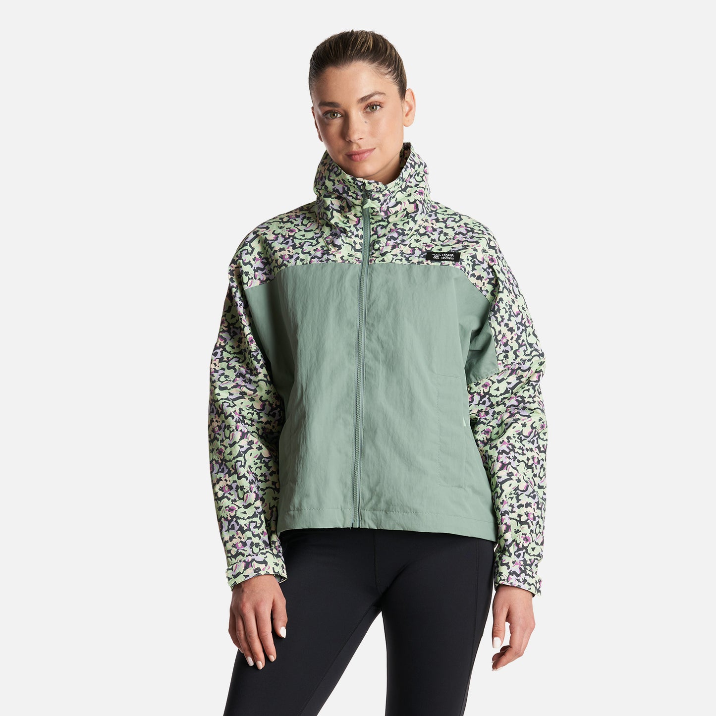 Chaqueta Mujer Hija del Viento Verde Oliva Haka Honu