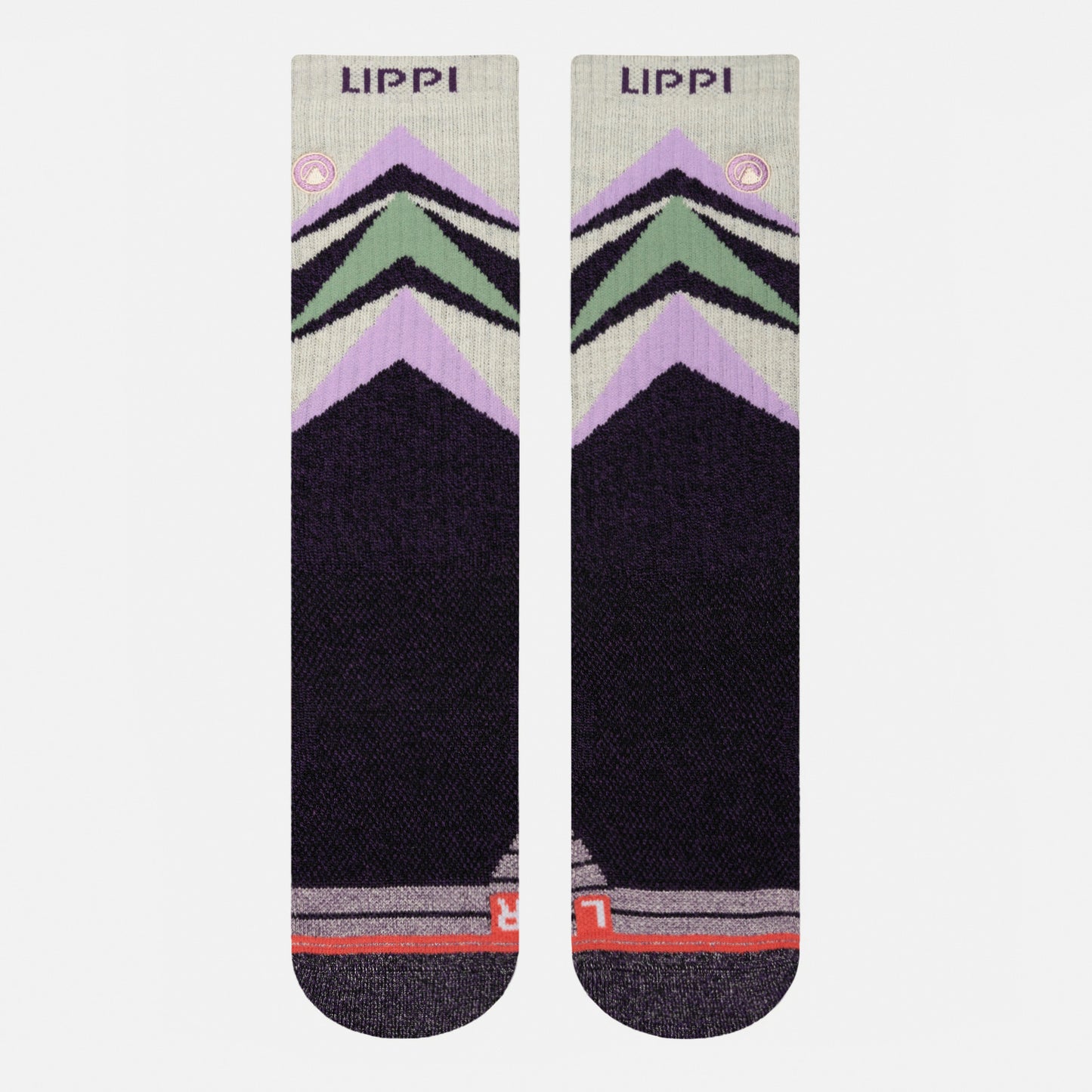 Calcetín Mujer Trekking Warm Socks Morado Oscuro Melange Lippi