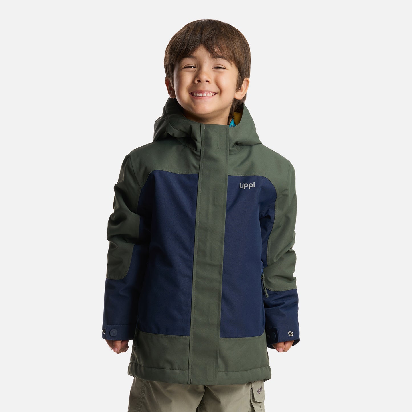 Chaqueta Niño Andes Snow B-Dry Hoody Jacket Azul Marino Lippi