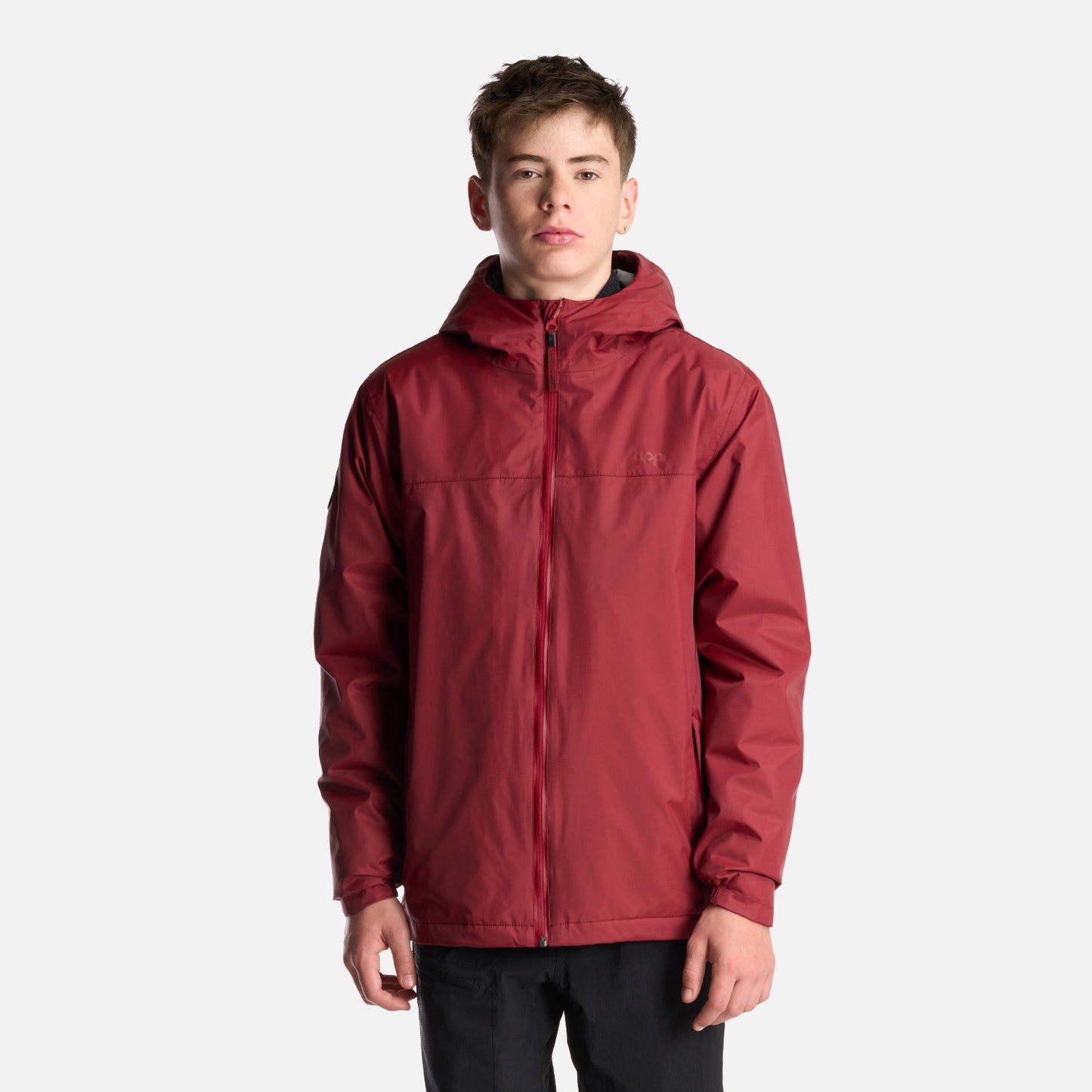 Chaqueta Teen Boy Cold Place B-Dry Hoody Jacket Burdeo Lippi