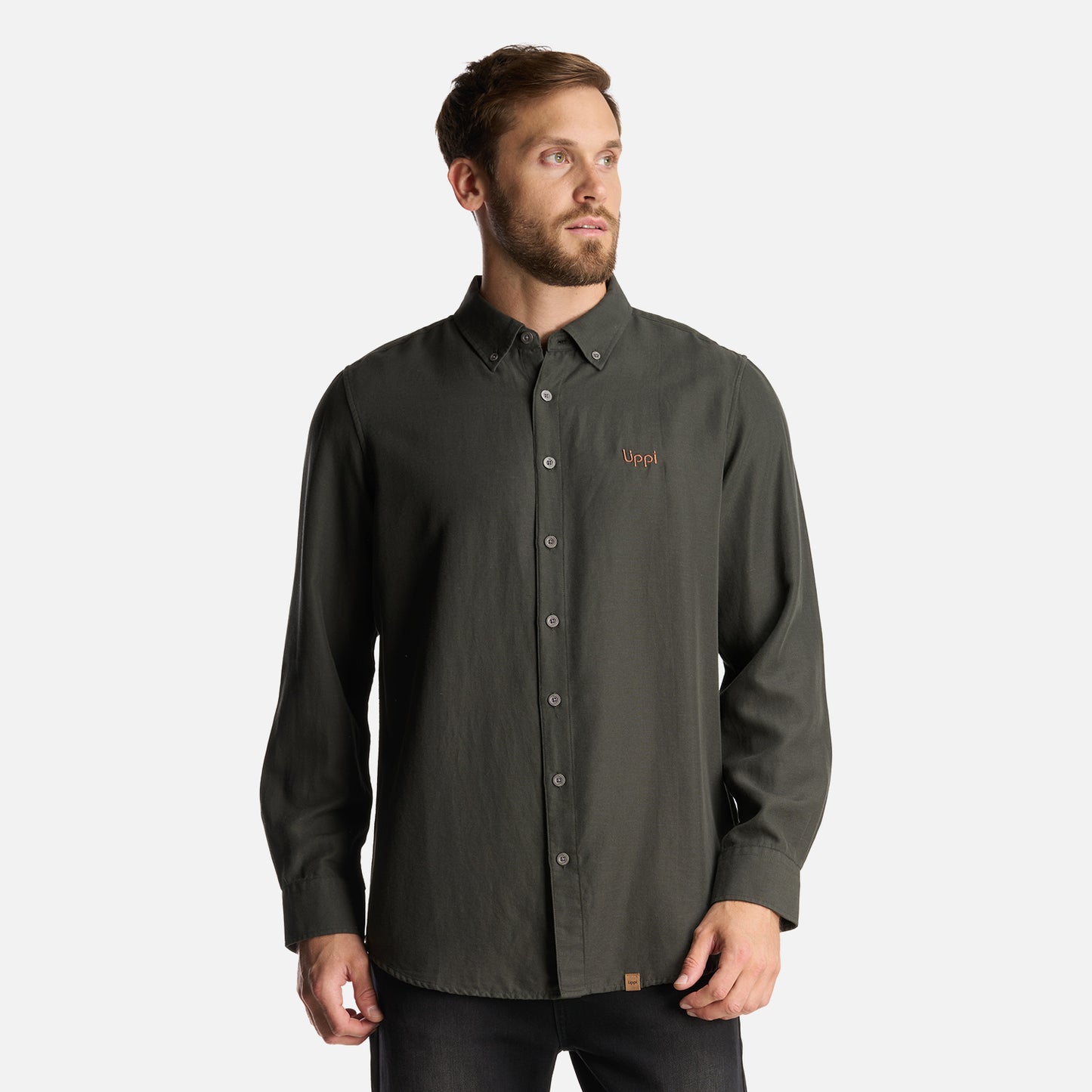 Camisa Hombre DayBreak B-Dry Shirt Verde Militar Lippi