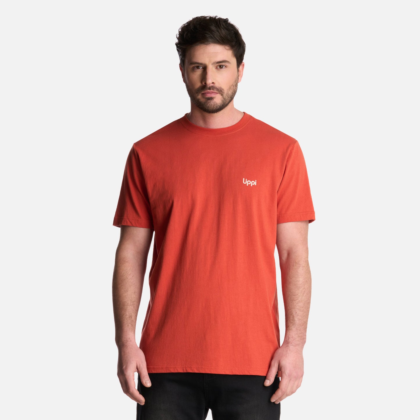 Polera Hombre Explore T-Shirt Terracota Lippi
