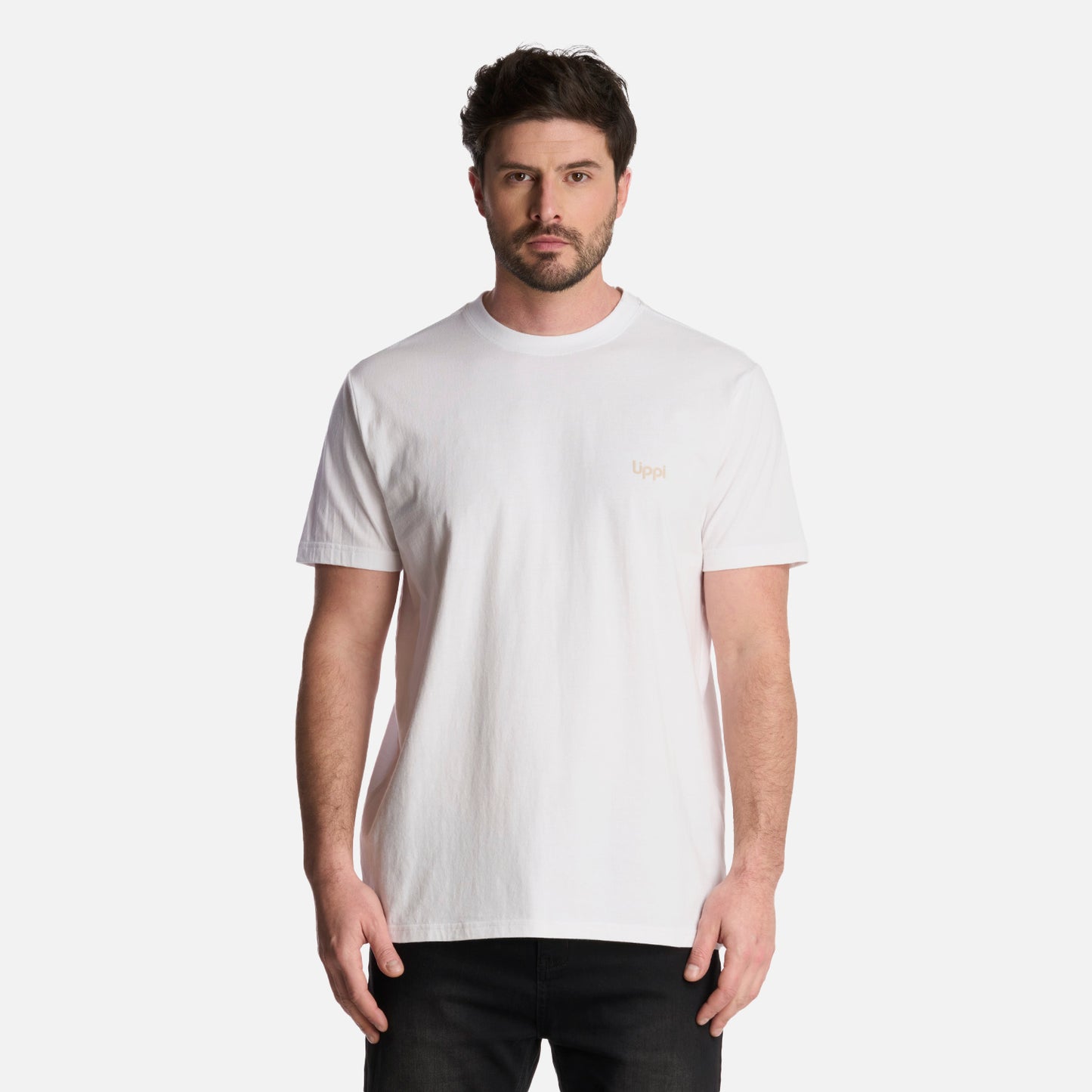 Polera Hombre Up on the Mountain T-Shirt Blanco Lippi