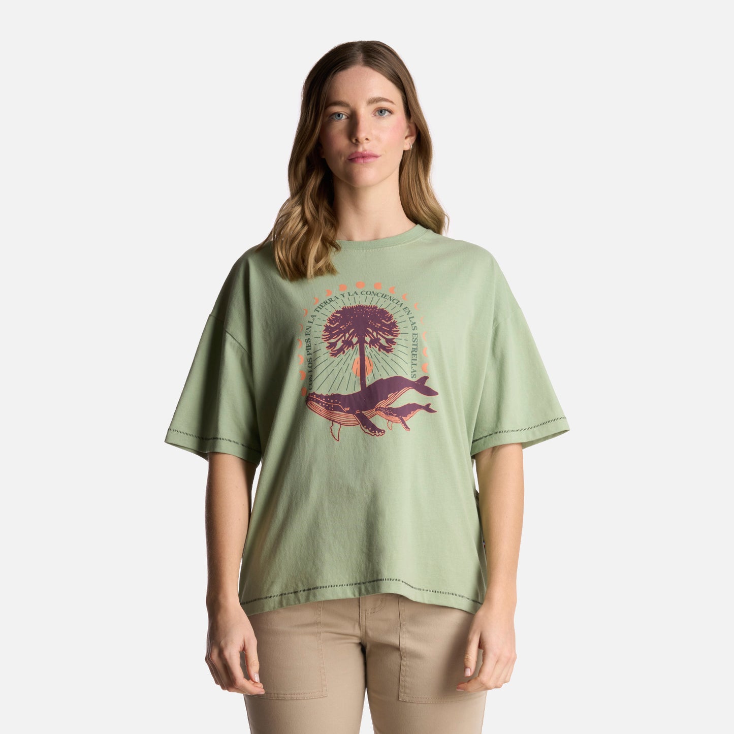 Polera Mujer Gorrión Jade Haka Honu