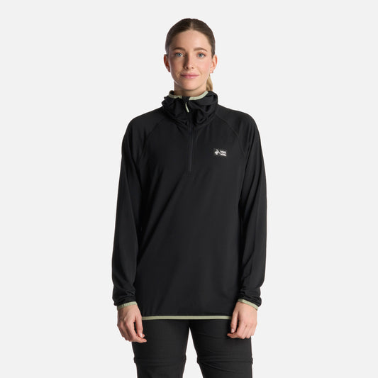 Polerón Mujer Taina Pro Negro Haka Honu