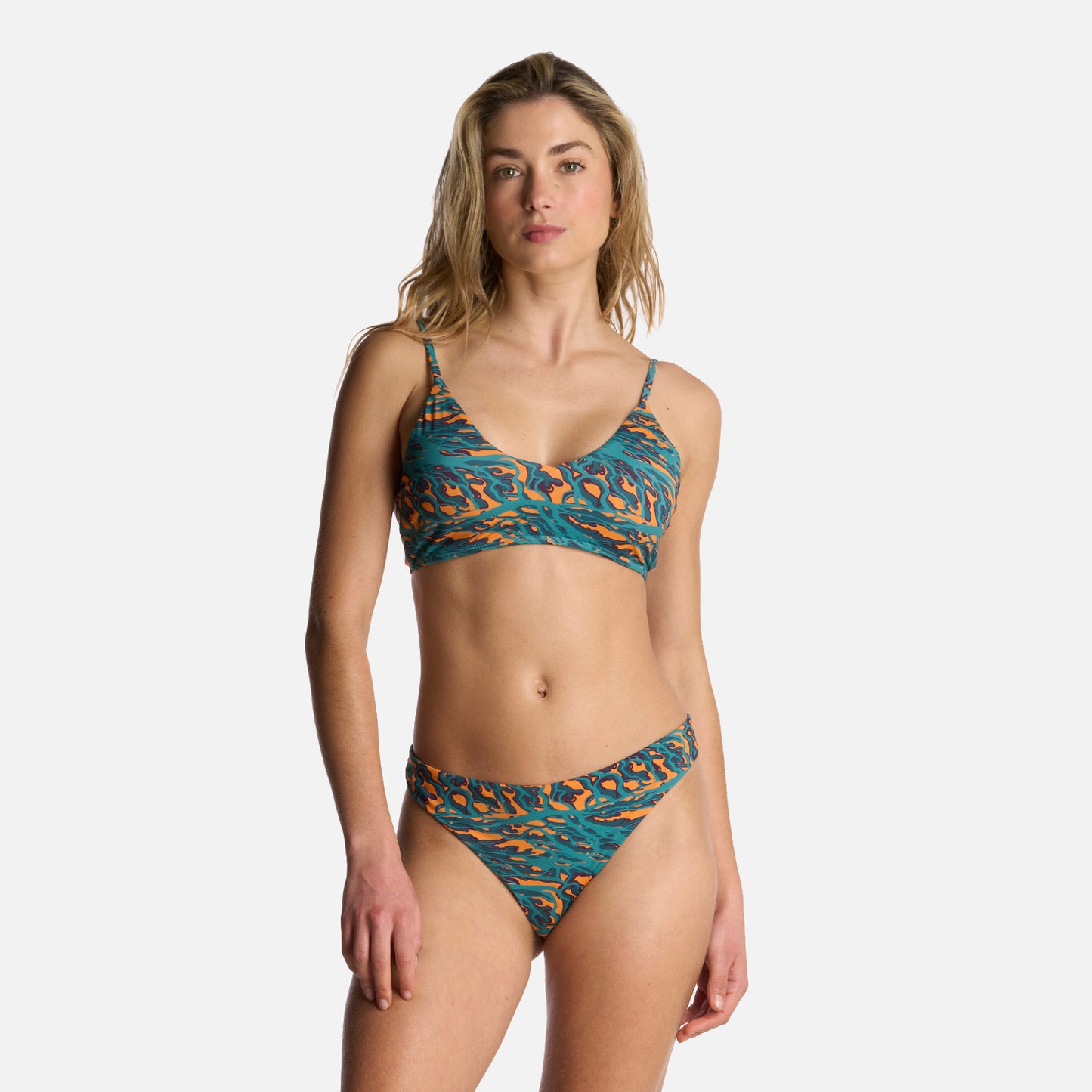 Traje de Baño Mujer Tuga Print Turquesa Haka Honu